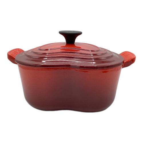 LE CREUSET (ルクルーゼ) 容器 20cm チェリーレッド ココット・ダムール