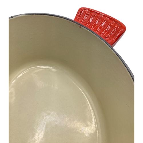 LE CREUSET (ルクルーゼ) 容器 20cm チェリーレッド ココット・ダムール