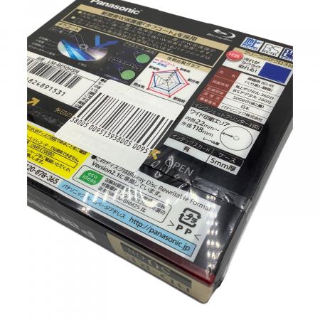 Panasonic (パナソニック) 繰り返し 録画用 BD-RE DL 50GB タフコート 