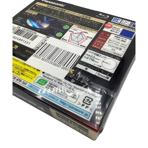 Panasonic (パナソニック) 繰り返し 録画用 BD-RE DL 50GB タフコート 日本製 5枚入り Blu-ray