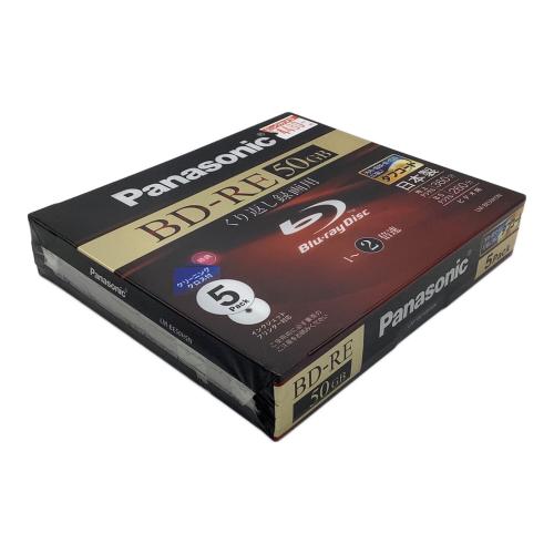 Panasonic (パナソニック) 繰り返し 録画用 BD-RE DL 50GB タフコート 日本製 5枚入り Blu-ray