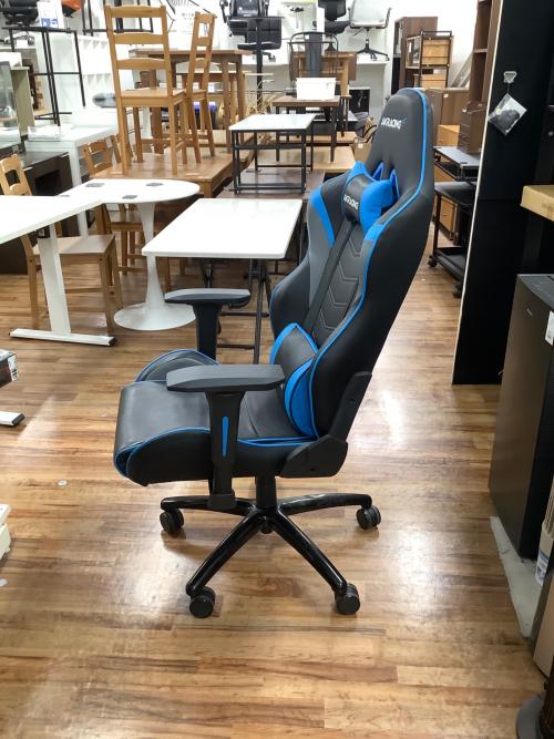 AK Racing (エーケーレーシング) ゲーミングチェア ブラック×ブルー