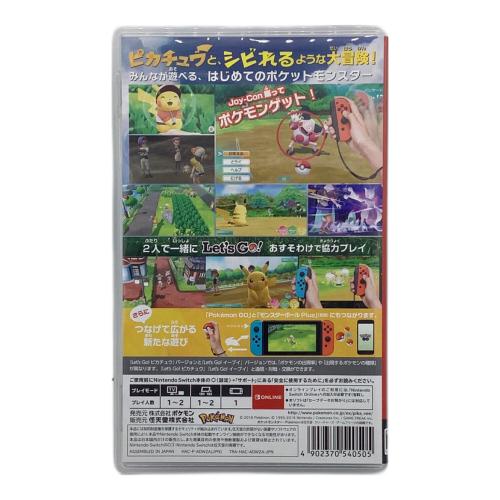 Nintendo ポケットモンスター Let’s Go！ ピカチュウ Nintendo Switch用ソフト CERO A (全年齢対象)