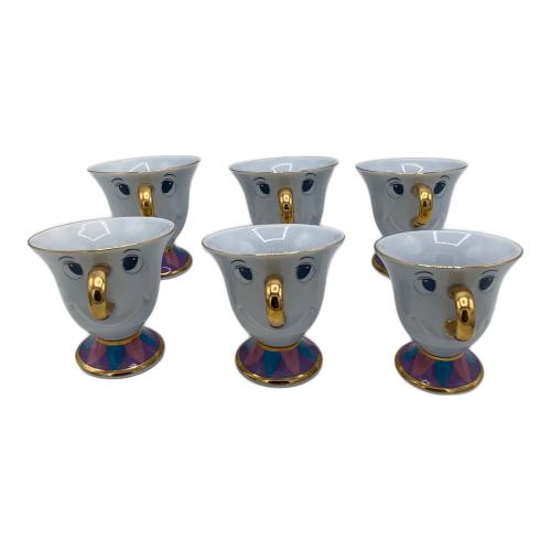 TOKYO DISNEYLAND (トーキョーディズニーランド) ティーポット 1 カップ5 シュガーポット 1 ディズニーグッズ 美女と野獣 ポット婦人 チップ