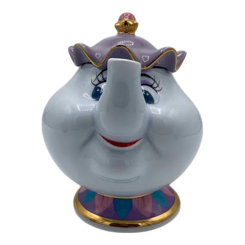 TOKYO DISNEYLAND (トーキョーディズニーランド) ティーポット 1 カップ5 シュガーポット 1 ディズニーグッズ 美女と野獣 ポット婦人 チップ