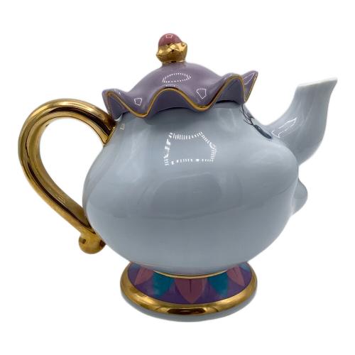 TOKYO DISNEYLAND (トーキョーディズニーランド) ティーポット 1 カップ5 シュガーポット 1 ディズニーグッズ 美女と野獣 ポット婦人 チップ