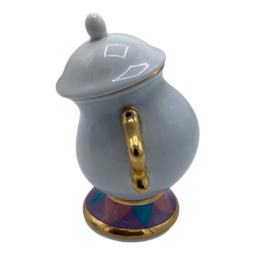 TOKYO DISNEYLAND (トーキョーディズニーランド) ティーポット 1 カップ5 シュガーポット 1 ディズニーグッズ 美女と野獣 ポット婦人 チップ