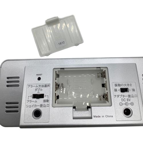 ADESSO 振動式目覚まし電波時計 MG-97