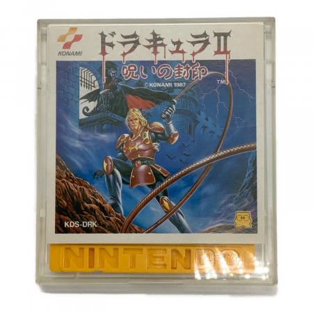 コナミ ドラキュラⅡ 呪いの封印 ファミコン用ソフト ディスクカード