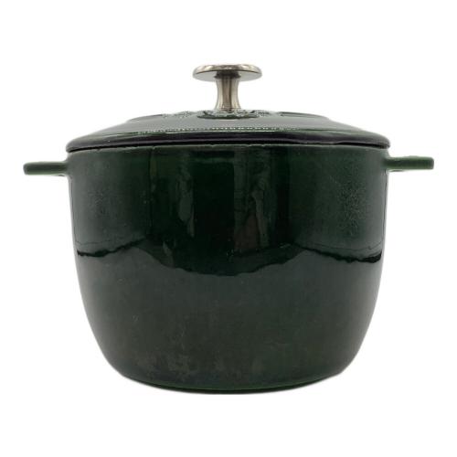 Staub (ストウブ) 鋳物ホーロー鍋 グリーン ラ・ココット de GOHAN