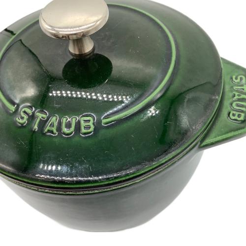 Staub (ストウブ) 鋳物ホーロー鍋 グリーン ラ・ココット de GOHAN