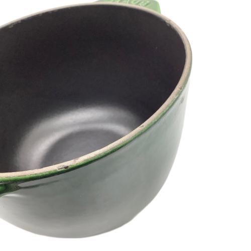 Staub (ストウブ) 鋳物ホーロー鍋 グリーン ラ・ココット de GOHAN