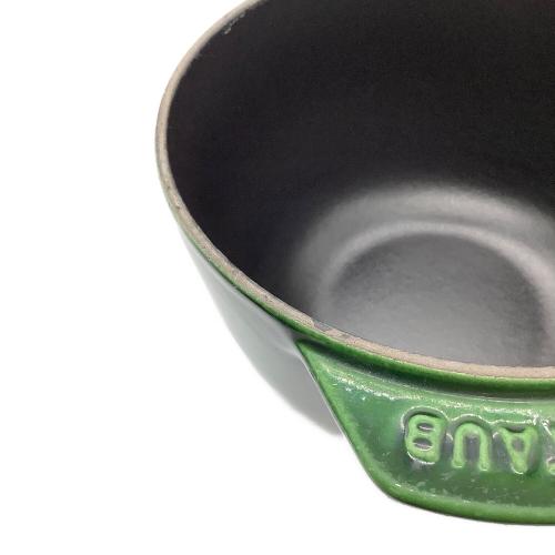 Staub (ストウブ) 鋳物ホーロー鍋 グリーン ラ・ココット de GOHAN
