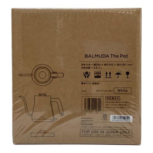 BALMUDA (バルミューダ) 電気ケトル KPT01JP-WH 0.6L