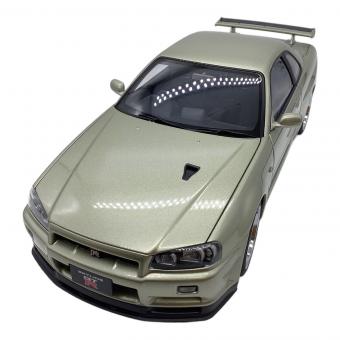 AUTOart (オートアート) NISSAN SKYLINE GT-R (R34) V-SPⅡ モデルカー Vスペック II ニュル BBS LM ホイール・バージョン ミレニアムジェイド