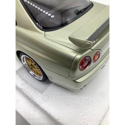 AUTOart (オートアート) NISSAN SKYLINE GT-R (R34) V-SPⅡ モデルカー Vスペック II ニュル BBS LM ホイール・バージョン ミレニアムジェイド
