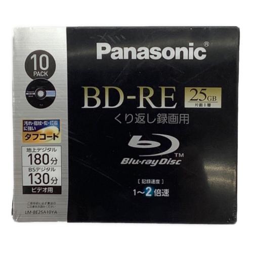 Panasonic (パナソニック) 電化小物 録画用BD-RE書換え型 1-2倍速 片面1層 25GB 10枚