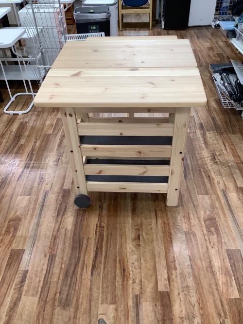 IKEA ドロップリーフテーブル 椅子付き IKEA (イケア) 可動式ドロップリーフテーブル レーサロー｜トレファク