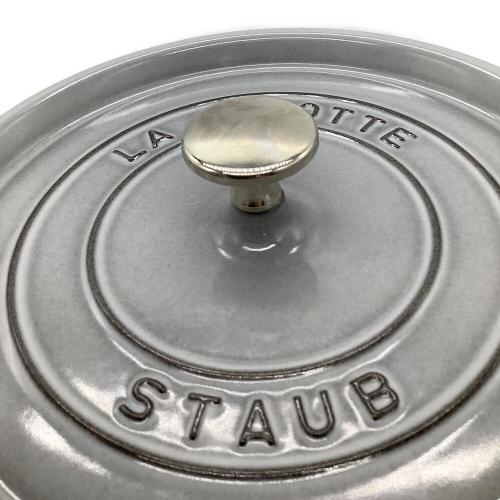Staub (ストウブ) ホーロー鍋 SIZE 24cm グレー ピコ・ココット・ラウンド