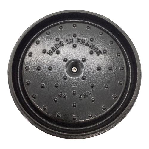 Staub (ストウブ) ホーロー鍋 SIZE 24cm グレー ピコ・ココット・ラウンド