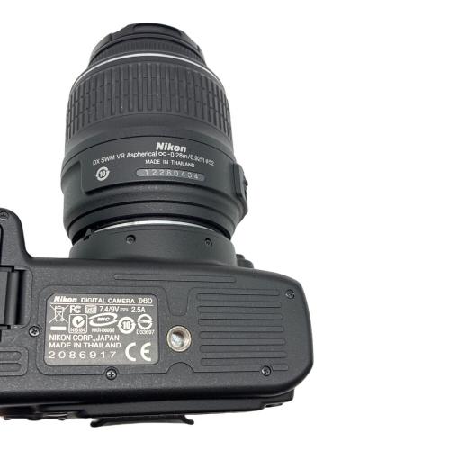 Nikon (ニコン) デジタル一眼レフカメラ D-60 ※ジャンク品(充電器不良の為動作未確認)