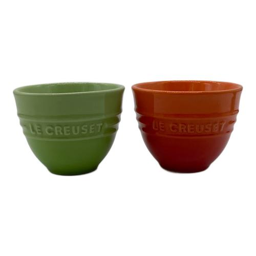 LE CREUSET (ルクルーゼ) SMALL TEAPOT AND SET OF 4 CUPS