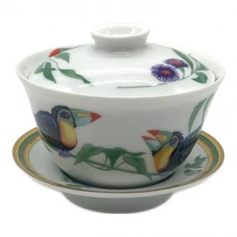 HERMES (エルメス) 蓋付アジアンティーカップ Toucans