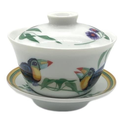HERMES (エルメス) 蓋付アジアンティーカップ Toucans