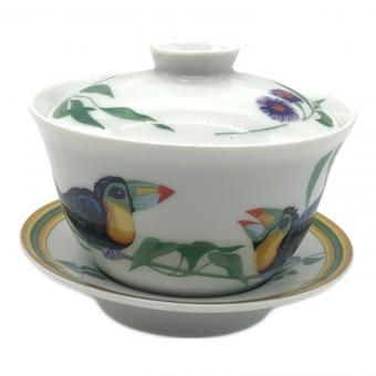 HERMES (エルメス) 蓋付アジアンティーカップ Toucans