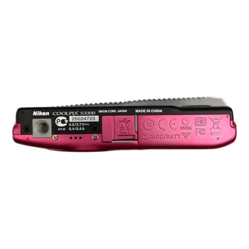 Nikon (ニコン) コンパクトデジタルカメラ COOLPIX S3300