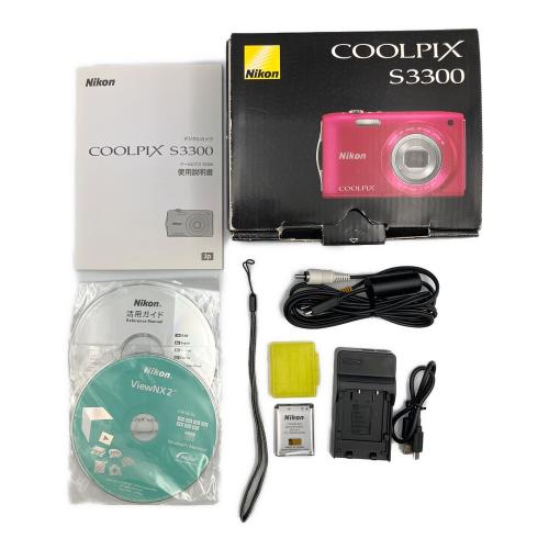 Nikon (ニコン) コンパクトデジタルカメラ COOLPIX S3300