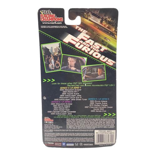 ERTL (アーテル) RACING CHAMIONS The Fast And The Furious Series 6 1995 TOYOTA SUPRA ミニカー