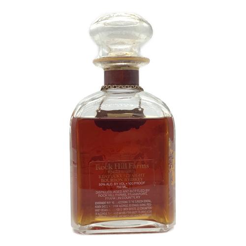 Rock Hill Farms (ロックヒルファーム) SINGLEBARREL バーボン 750ml