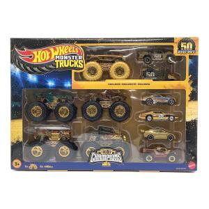 Mattel HOT WHEELS モンスタートラック ビッグフット トロフィーチャンピオンコレクションセット ミニカー