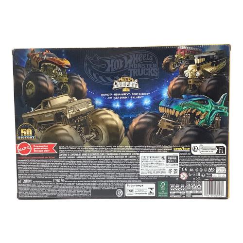Mattel HOT WHEELS モンスタートラック ビッグフット トロフィーチャンピオンコレクションセット ミニカー