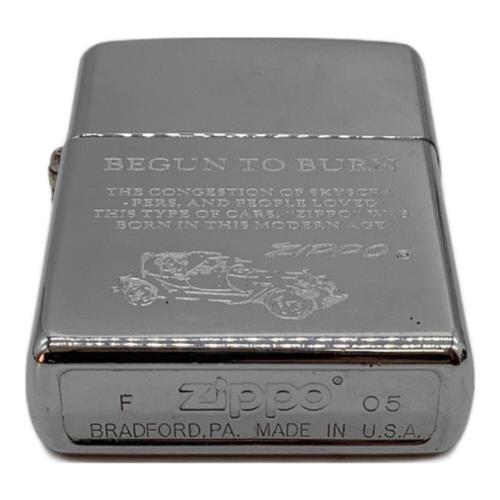 ZIPPO (ジッポ) オイルライター 2005年製 BEGUN TO BURN