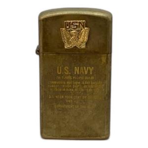 ZIPPO (ジッポ) オイルライター 1993年製 アメリカ海軍 USN 第7艦隊 スリムタイプ