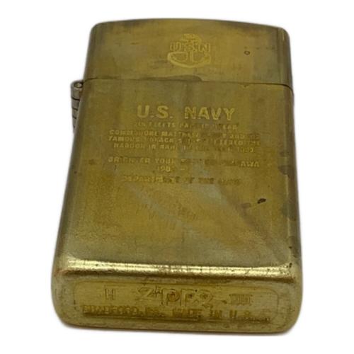 ZIPPO (ジッポ) オイルライター 1992年製 アメリカ海軍  USN 第7艦隊 スリムタイプ