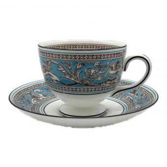 Wedgwood (ウェッジウッド) カップ&ソーサー フロレンティーン・ターコイズ