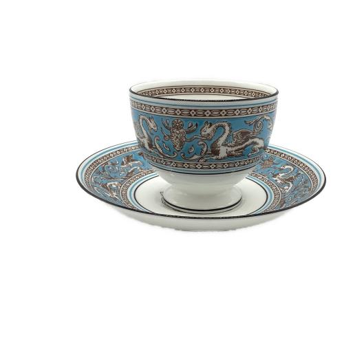 Wedgwood (ウェッジウッド) カップ&ソーサー フロレンティーン・ターコイズ