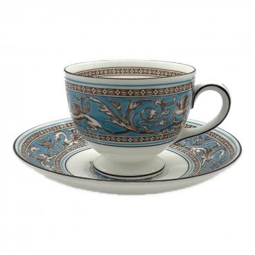 Wedgwood (ウェッジウッド) マグカップ フロレンティーン・ターコイズ