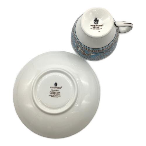 Wedgwood (ウェッジウッド) カップ&ソーサー フロレンティーン・ターコイズ