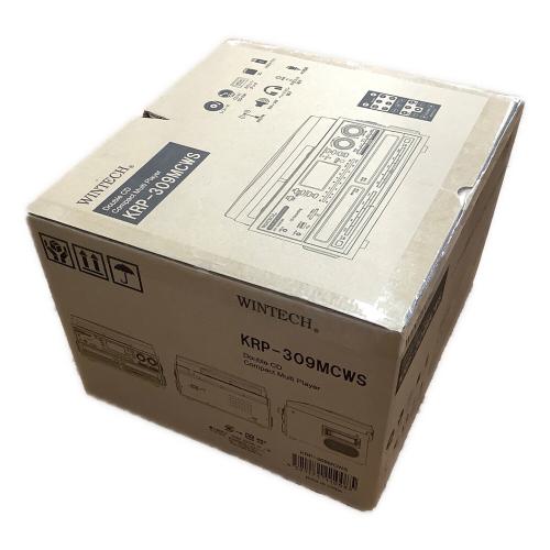 WINTECH (ウィンテック) スピーカー搭載ダブルCDマルチオーディオプレーヤー KRP-309MCWS 2022年製