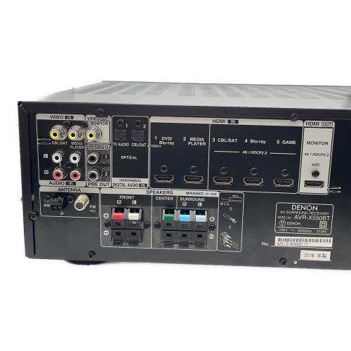 DENON (デノン) AVアンプ AVR-X550BT 2018年製