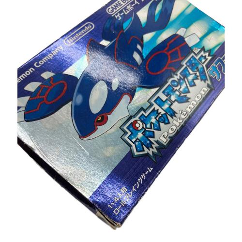 任天堂 (ニンテンドウ) ポケットモンスター サファイア ゲームボーイアドバンス用ソフト CERO A (全年齢対象)