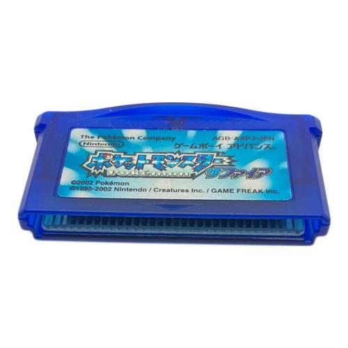 任天堂 (ニンテンドウ) ポケットモンスター サファイア ゲームボーイアドバンス用ソフト CERO A (全年齢対象)