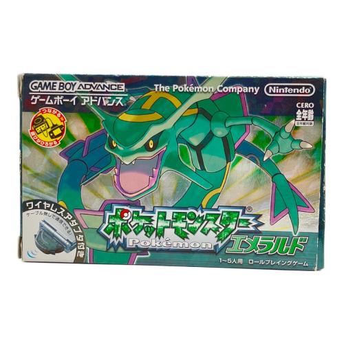 Nintendo (ニンテンドー) ポケットモンスター エメラルド ゲームボーイアドバンス用ソフト シール跡有 CERO A (全年齢対象)