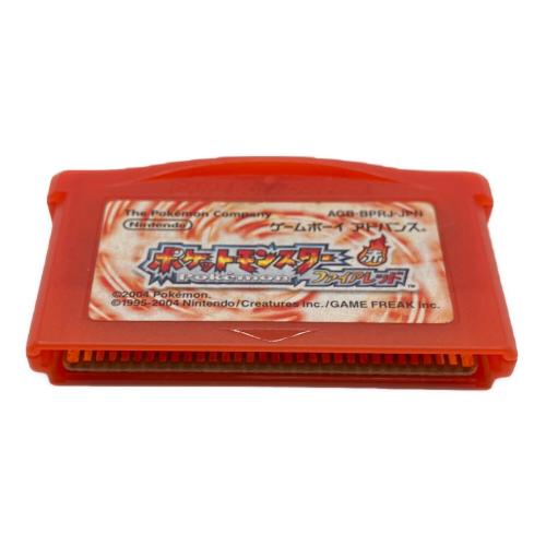 Nintendo (ニンテンドー) ポケットモンスター ファイアレッド ゲームボーイアドバンス用ソフト CERO A (全年齢対象)