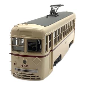 アジン精工(AJIN)　ムサシノモデル 東京都電 6500形 スカート付クリーム HOゲージ ノスタルジック・トロリー・ラインズ 12