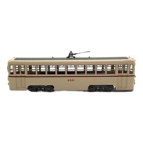 アジン精工(AJIN)　ムサシノモデル 東京都電 6500形 スカート付クリーム HOゲージ ノスタルジック・トロリー・ラインズ 12